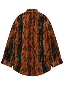 Balenciaga Women's Silk Shirt Brown, view 2