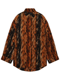 Balenciaga Women's Silk Shirt Brown