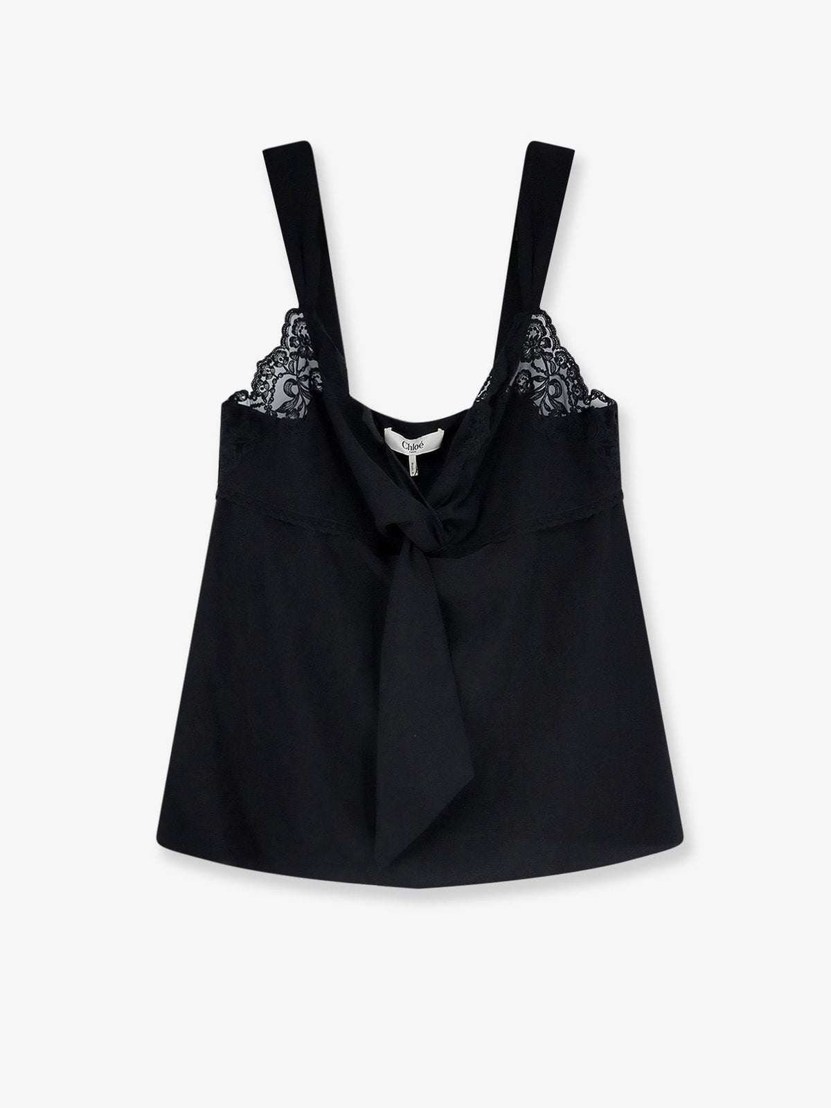 Chloé Women's Silk Top Black