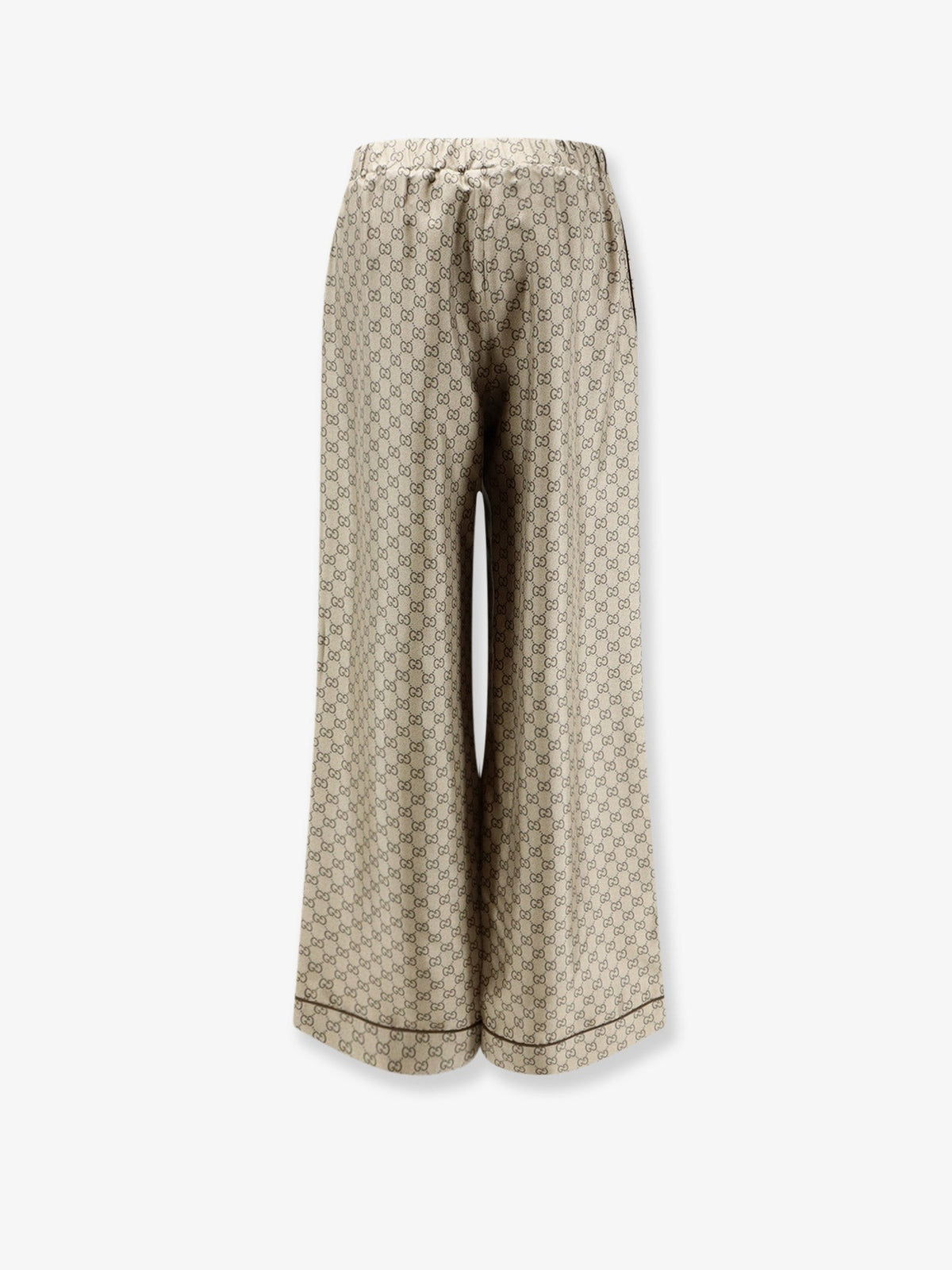 Gucci Women's Silk Trousers Beige, view 2