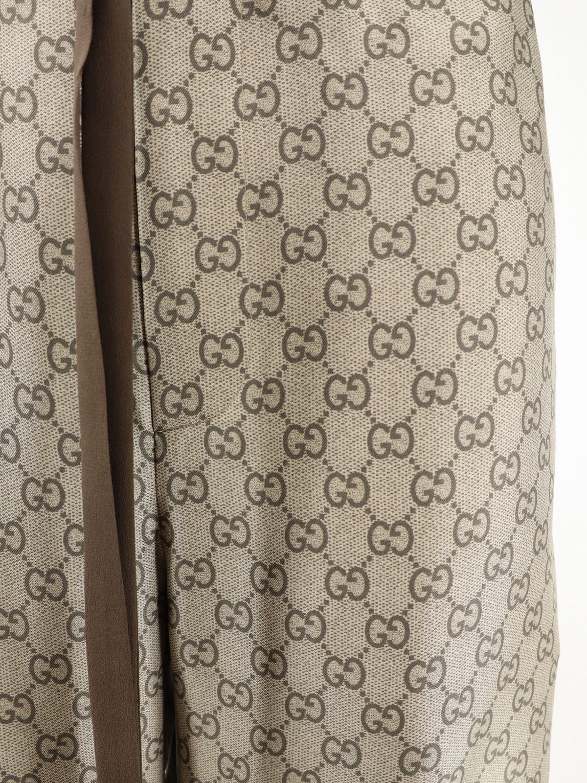 Gucci Women's Silk Trousers Beige, view 3