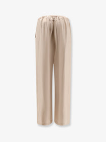 Alysi Women's Silk Trousers Petalo