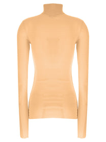 Jil Sander Silk Turtleneck Top Blue