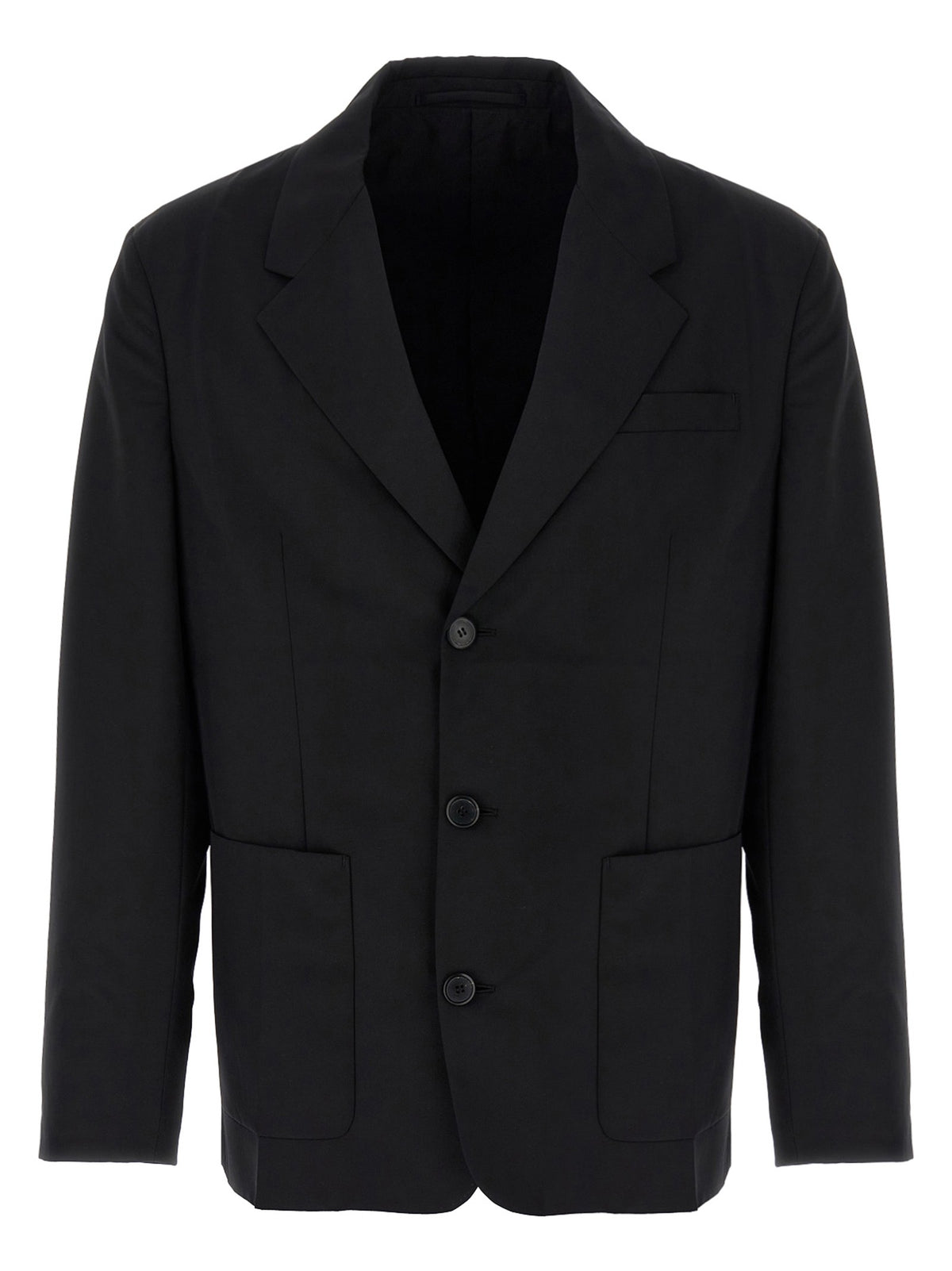 PRADA Single Breasted Blazer Black