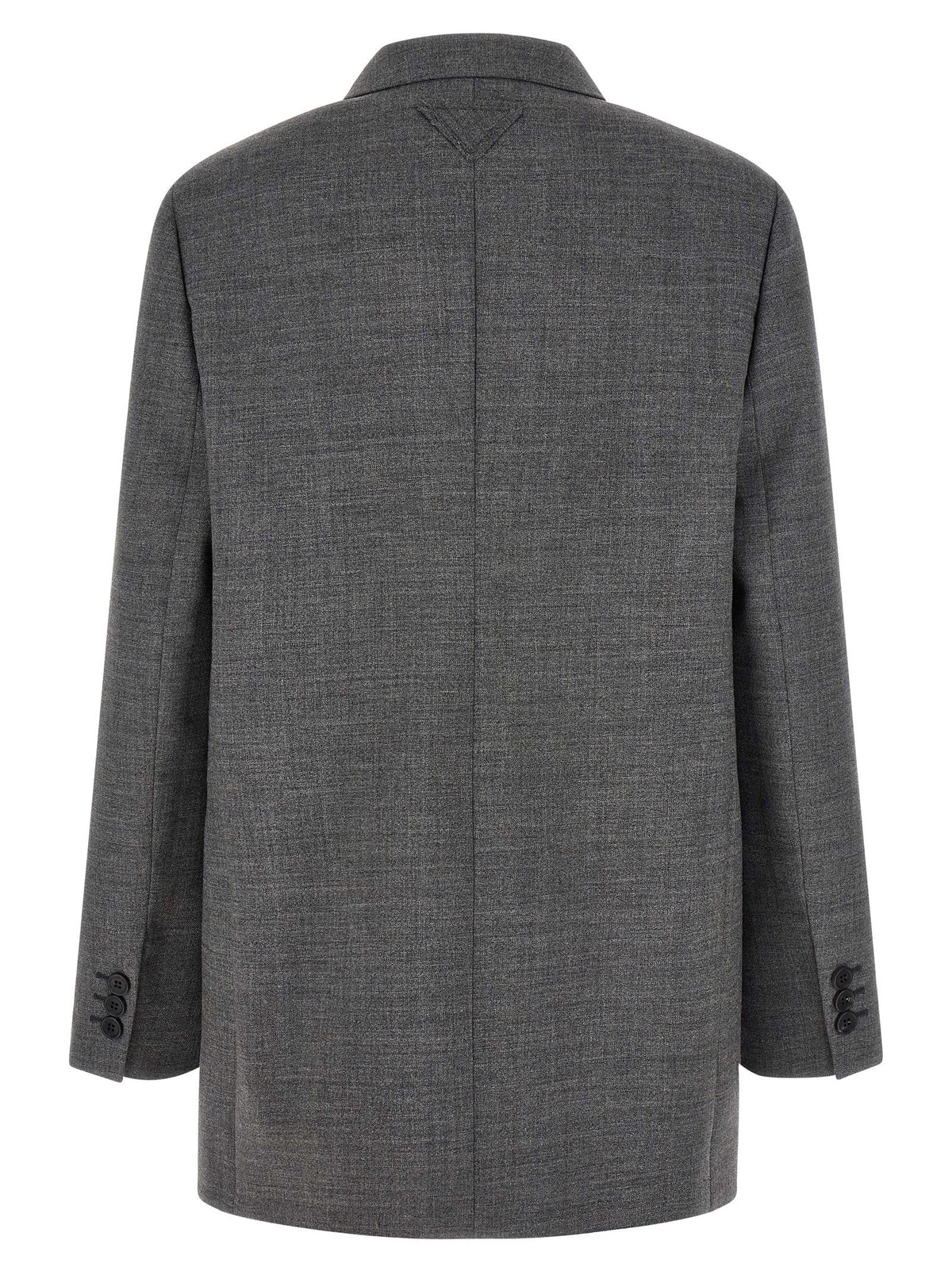PRADA Single Breasted Blazer Grey