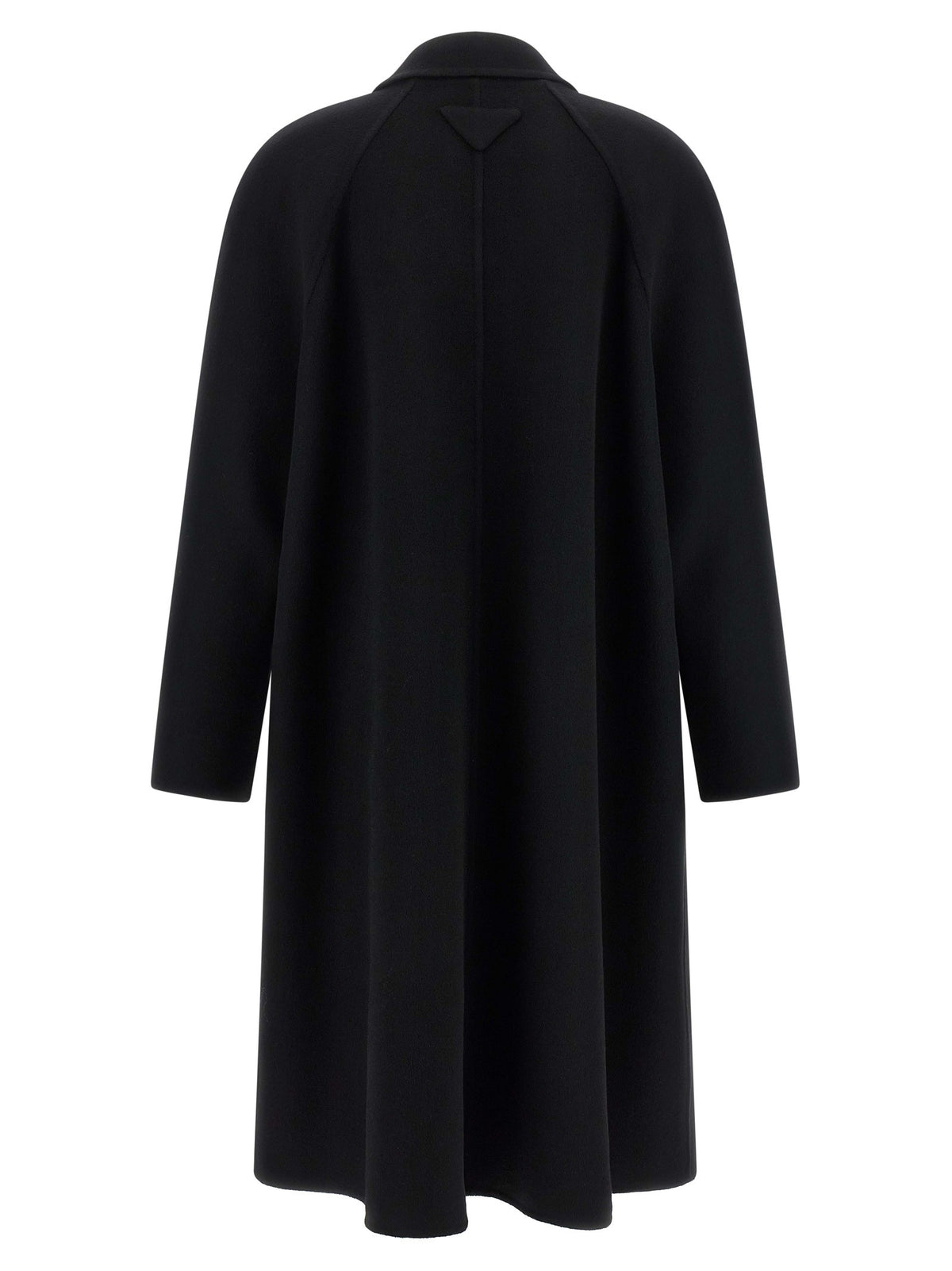 PRADA Single Breasted Coat Black