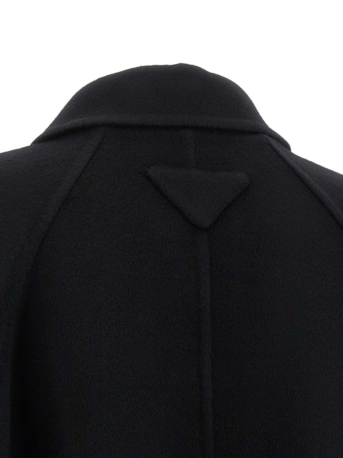 PRADA Single Breasted Coat Black