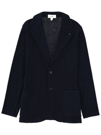 Lardini Men's Single Breasted Jacket Blue
