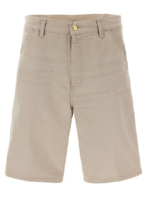 Carhartt Wip Single Knee Bermuda Shorts Beige