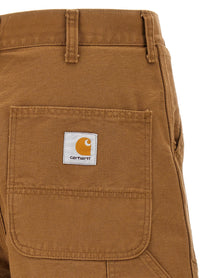 Carhartt Wip Single Knee Bermuda Shorts Brown, view 4