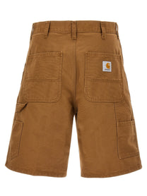 Carhartt Wip Single Knee Bermuda Shorts Brown, view 2