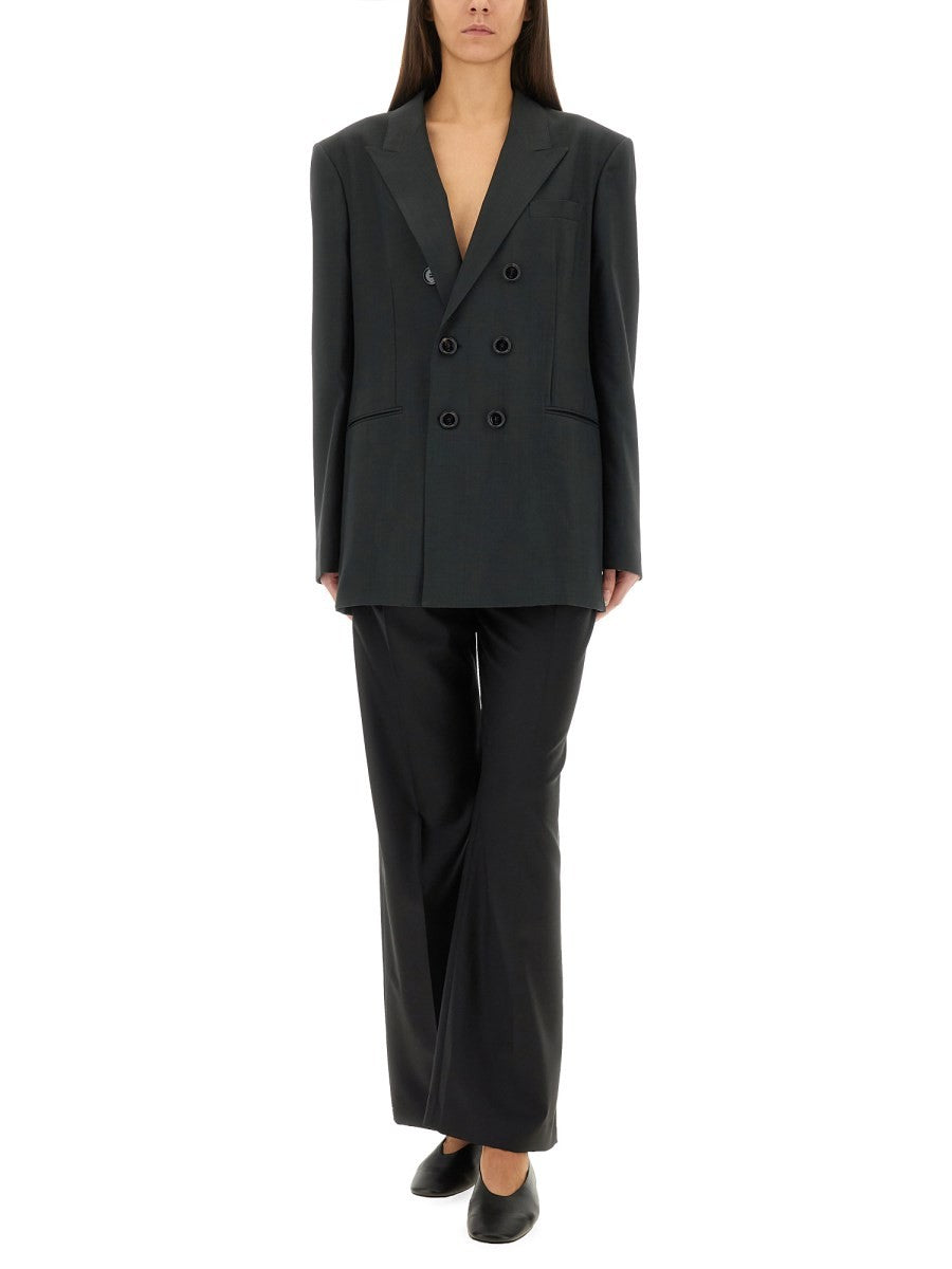 Ami Paris Women's Six Button Jacket Black, view 2