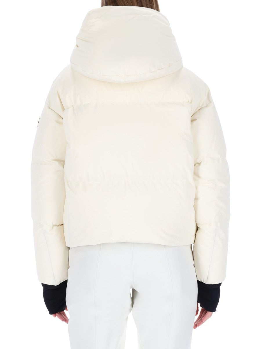 Moncler Grenoble Women's Ski Down Jacket Allesaz White, view 3