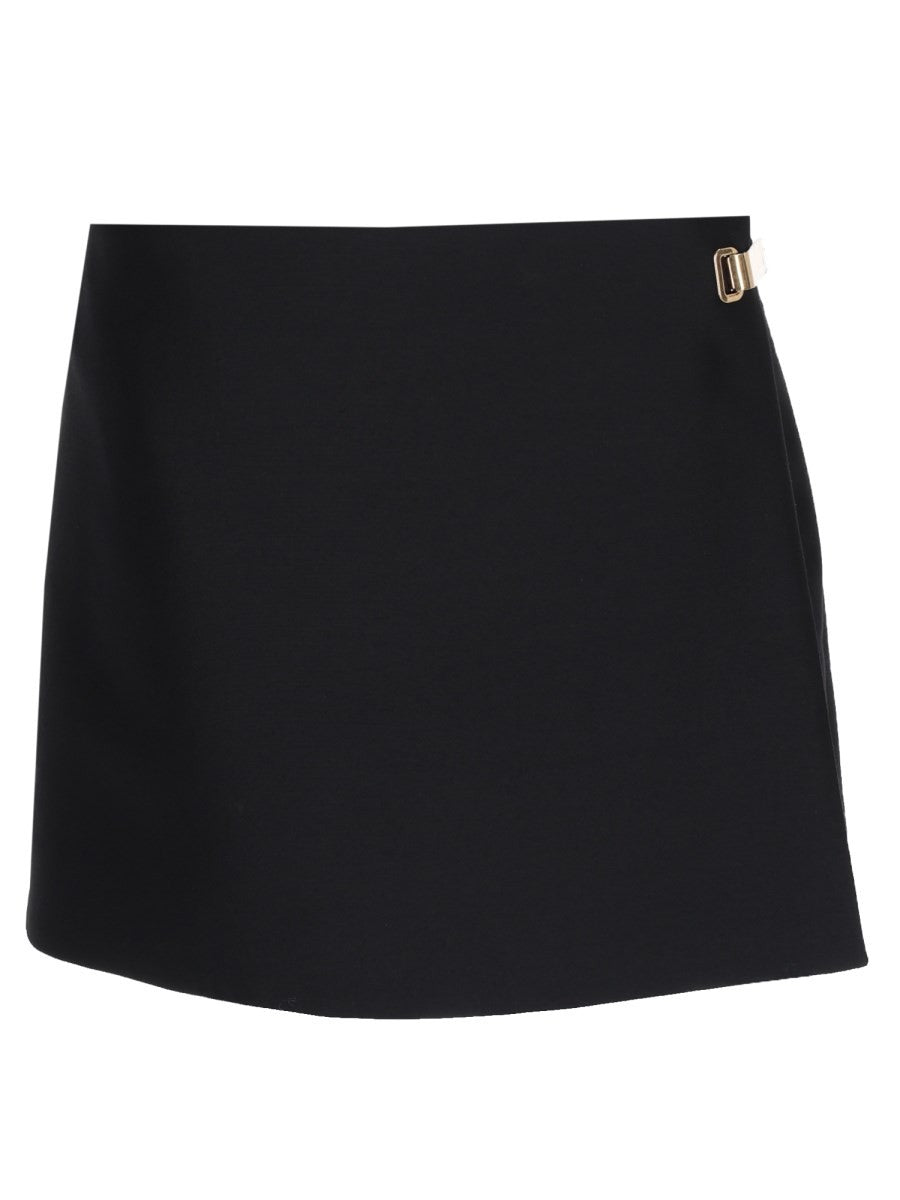 Balenciaga Women's Skort in Twill DI Lana Black