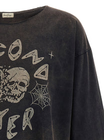 SECOND/LAYER Skull Shirt Black