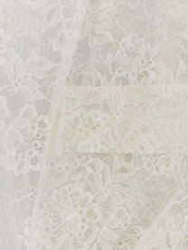 Nude Women's Sleeveless Lace Jacket White