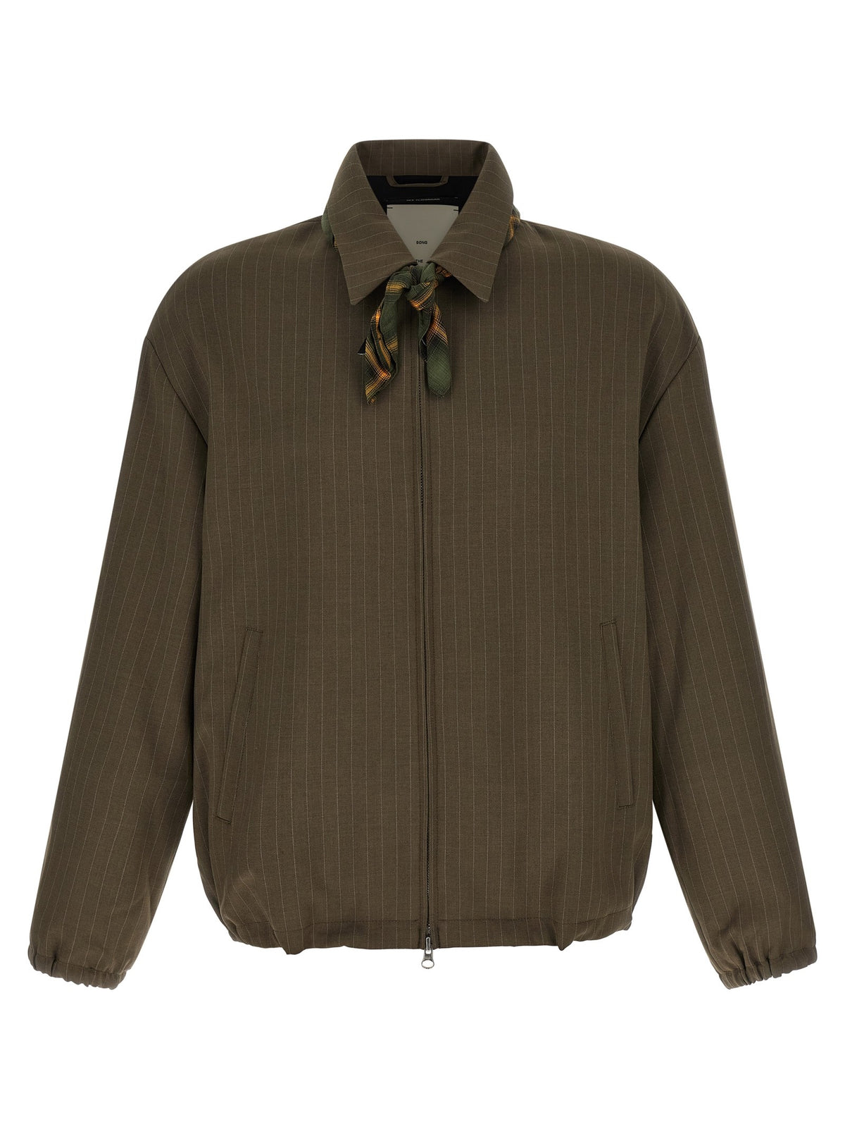 Song For The Mute Slim Coach Jacket Brown