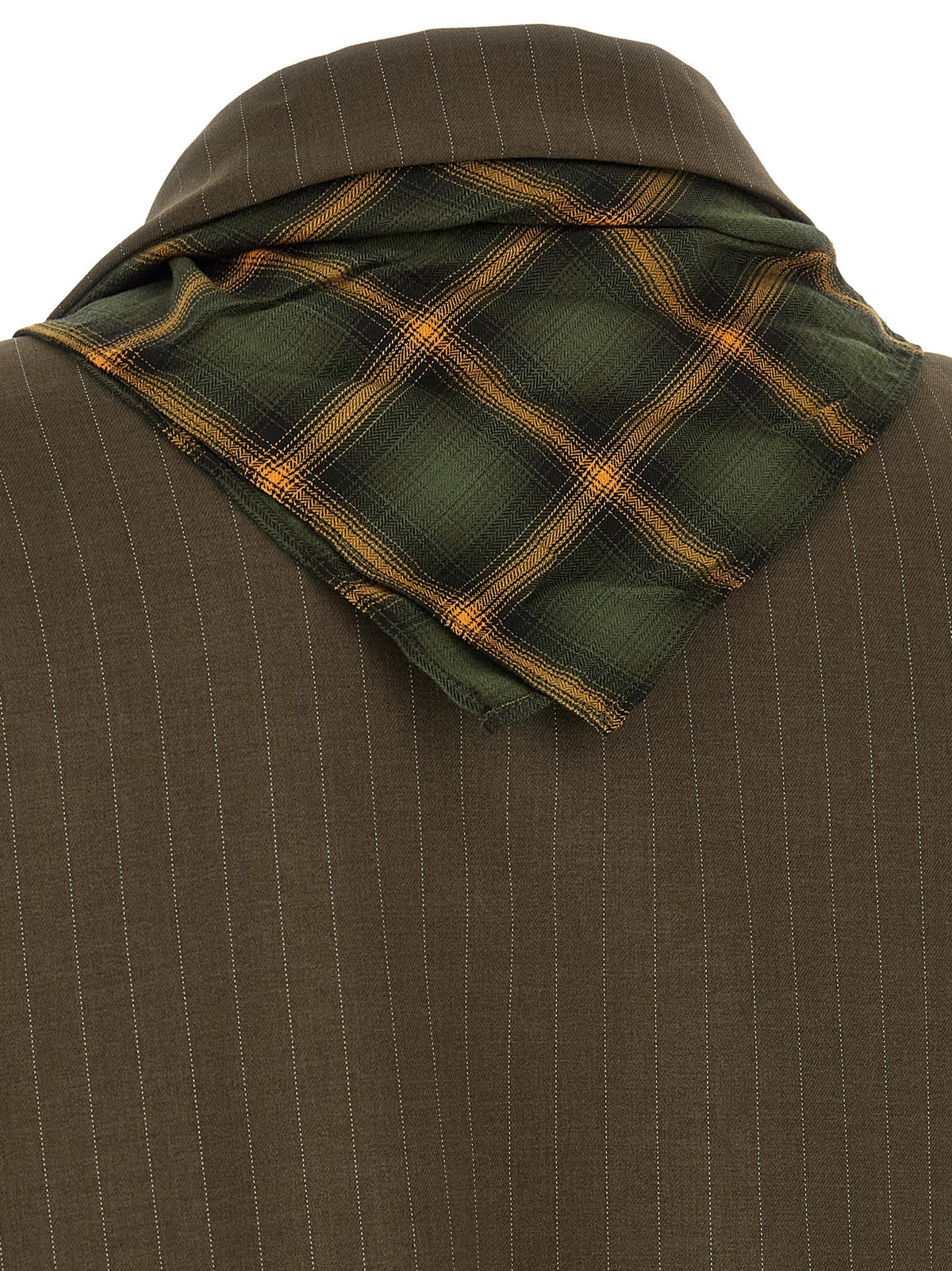 Song For The Mute Slim Coach Jacket Brown