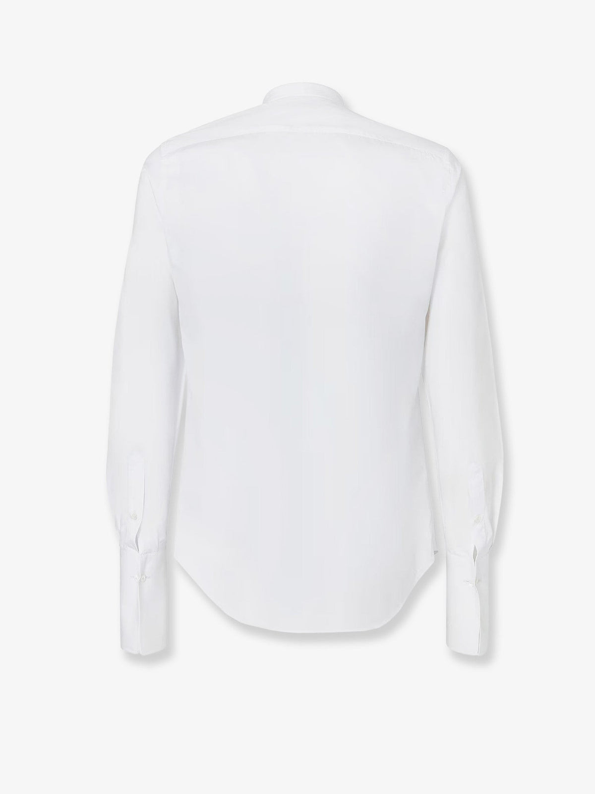 Fendi Men's Slim Fit Poplin Shirt White