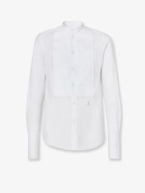 Fendi Men's Slim Fit Poplin Shirt White