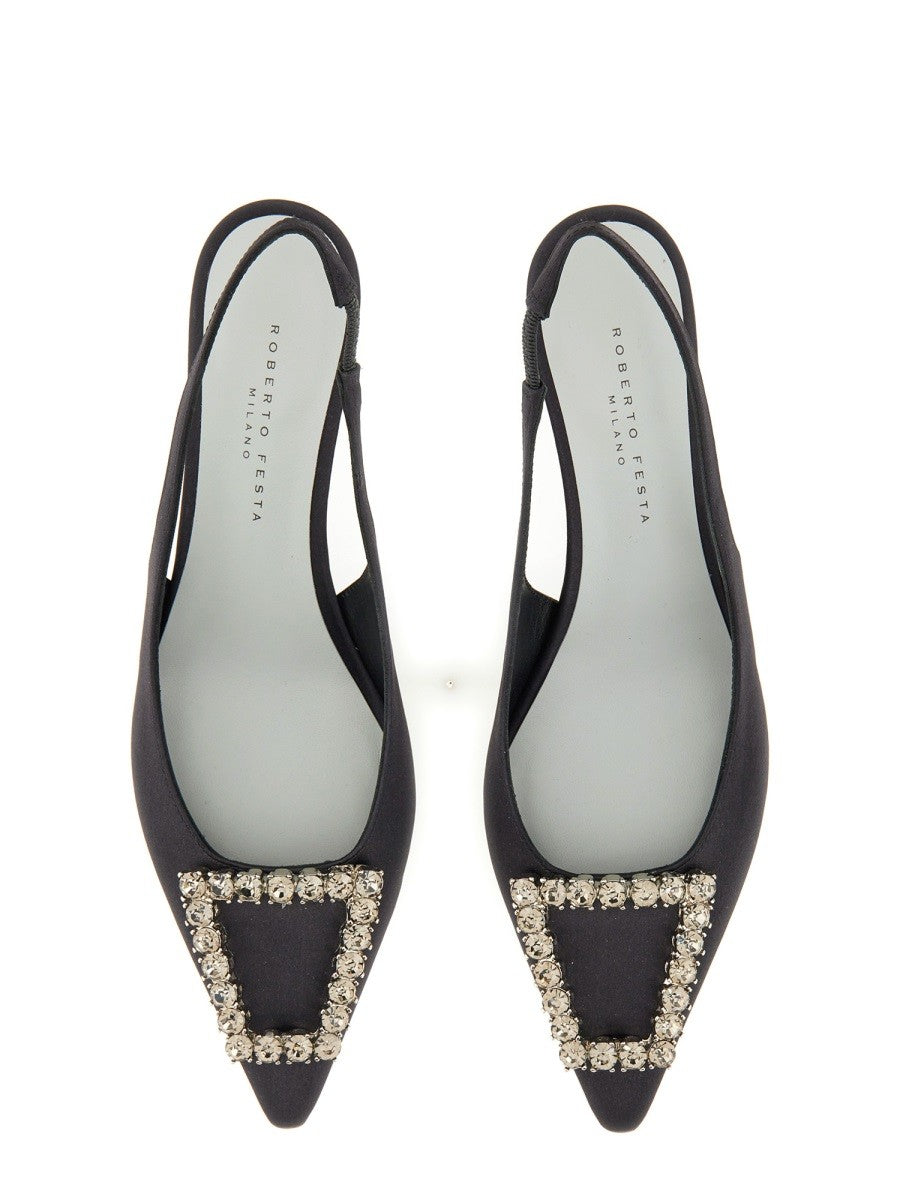 Roberto Festa Women's Slingback Futura Black