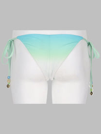Casablanca Women's Slip Bikini Gradient Con Perline Blue
