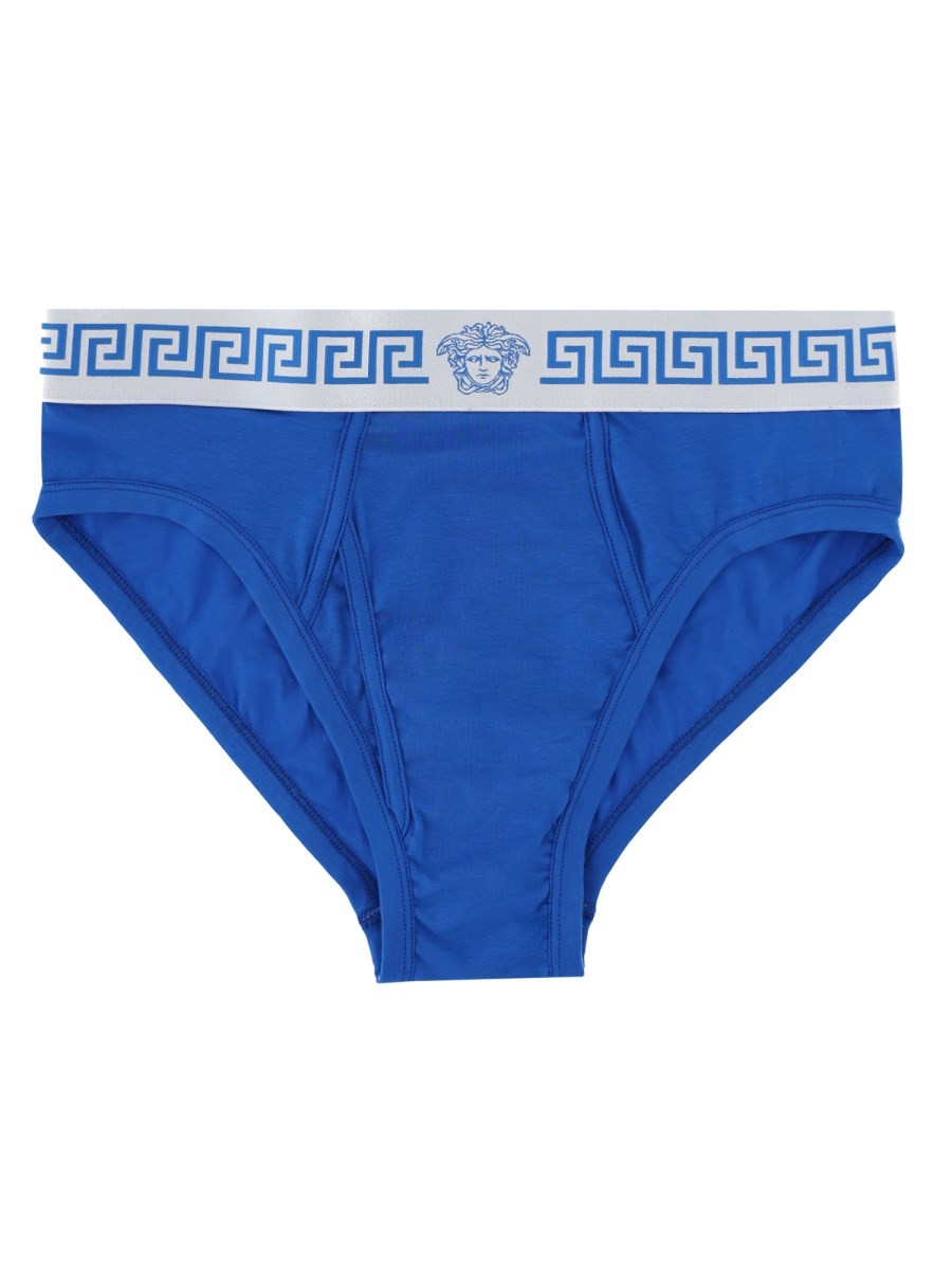 Versace Men's Jersey Cotton Slip Blue