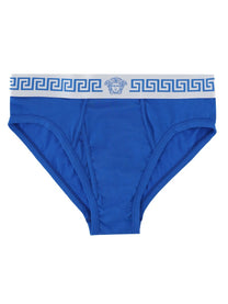 Versace Men's Jersey Cotton Slip Blue