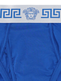 Versace Men's Jersey Cotton Slip Blue, view 3