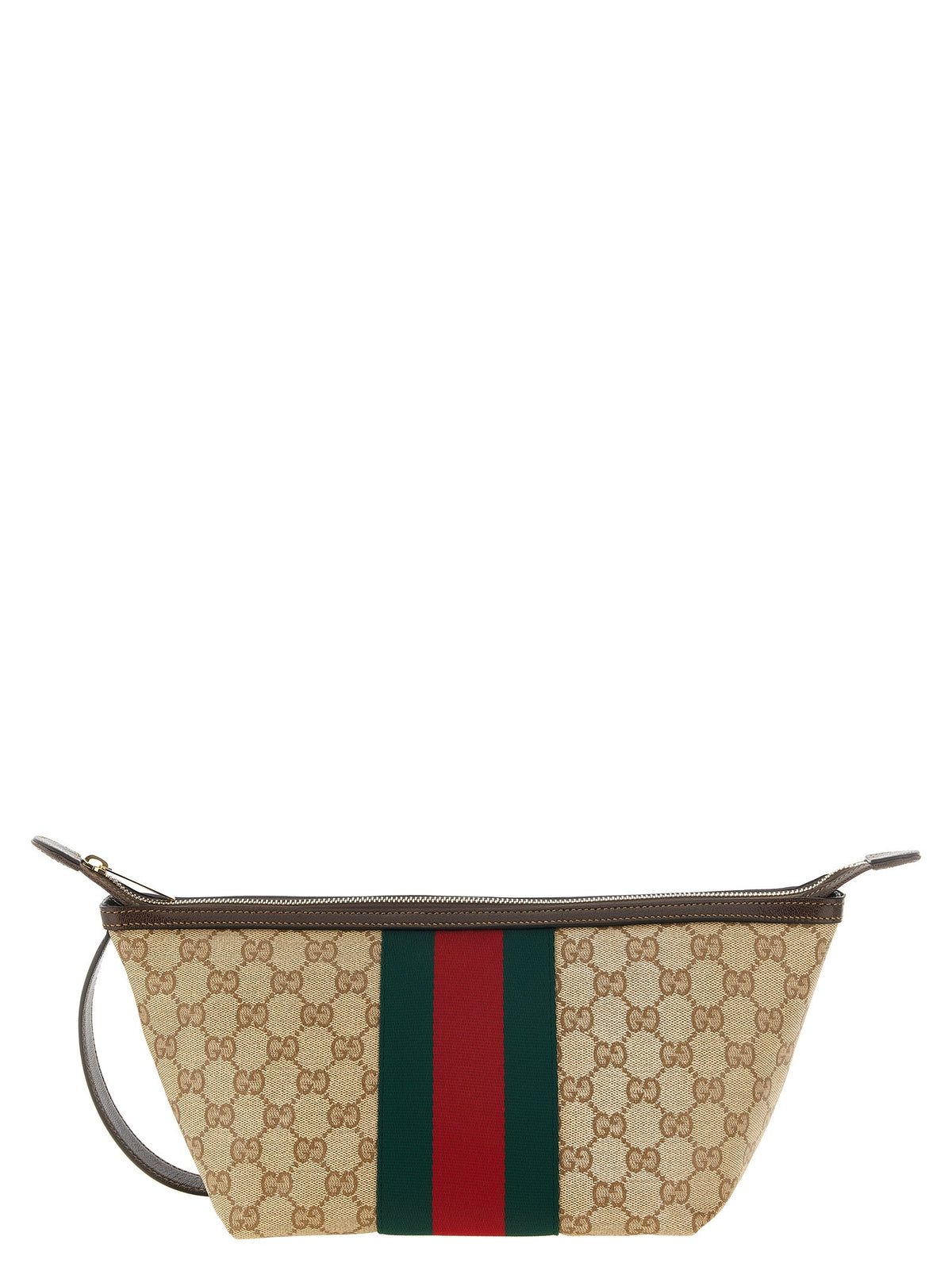 Gucci Small Gucci Essence Classic Necessaire Holder Beige
