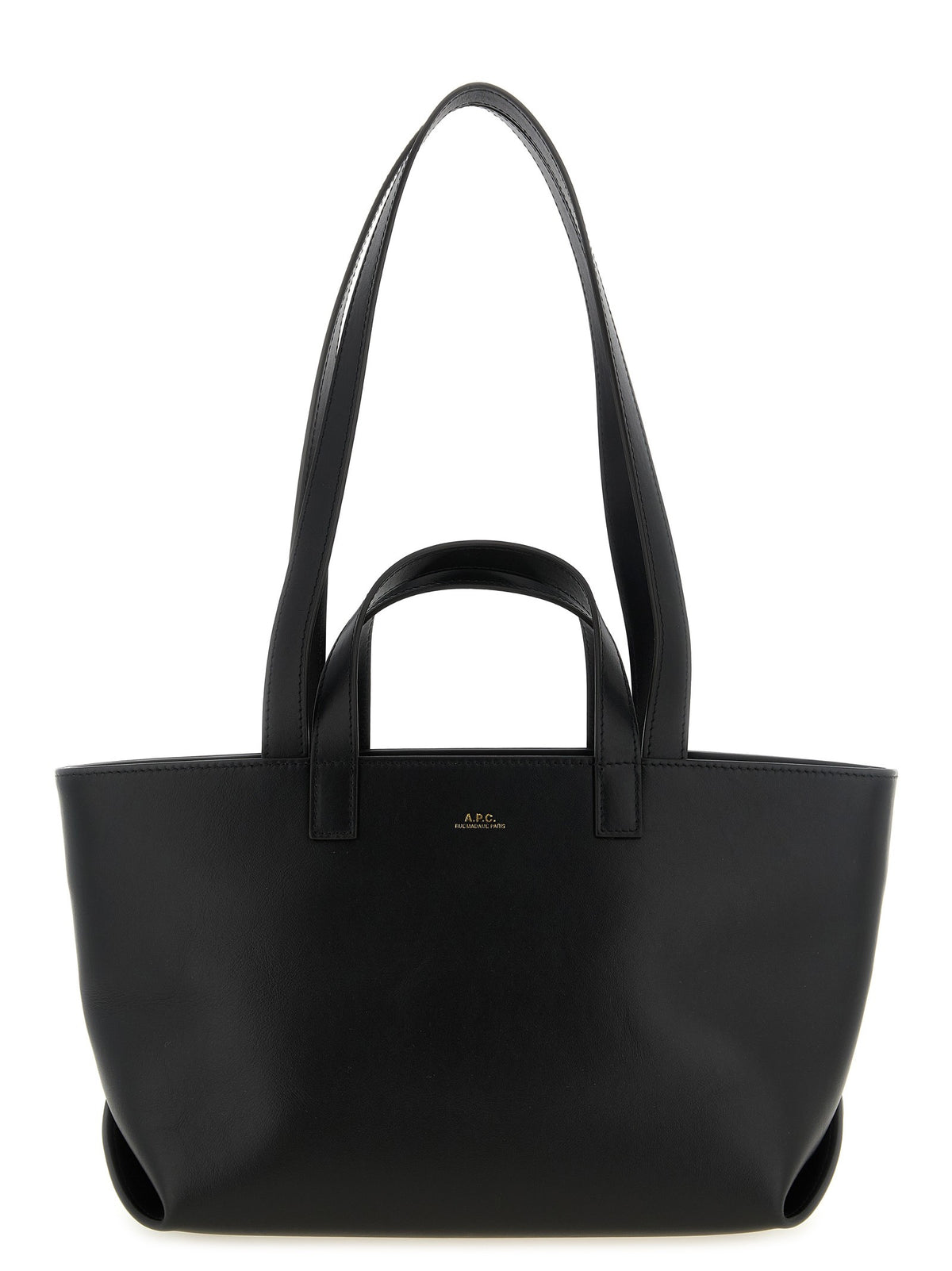 A.P.C Small Le Drummer Shopping Bag Black