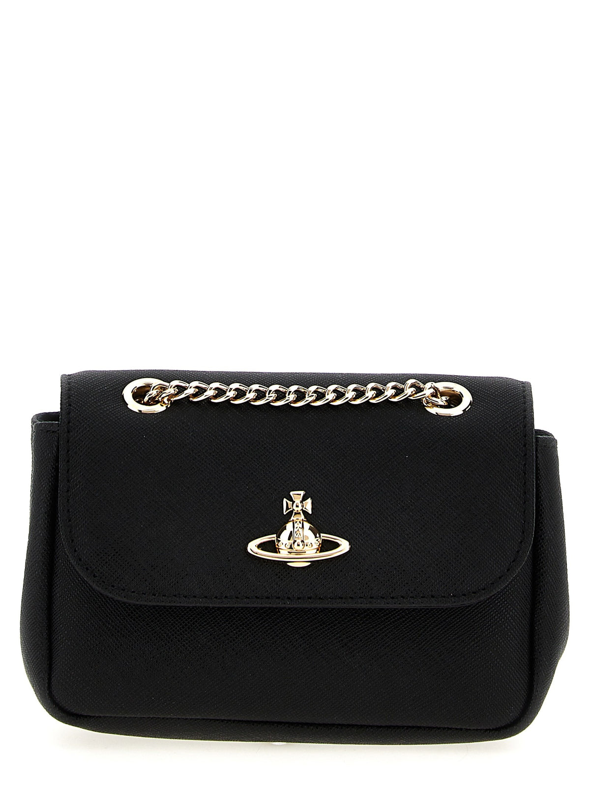 Vivienne Westwood Small Purse Chain Shoulder Bag Black
