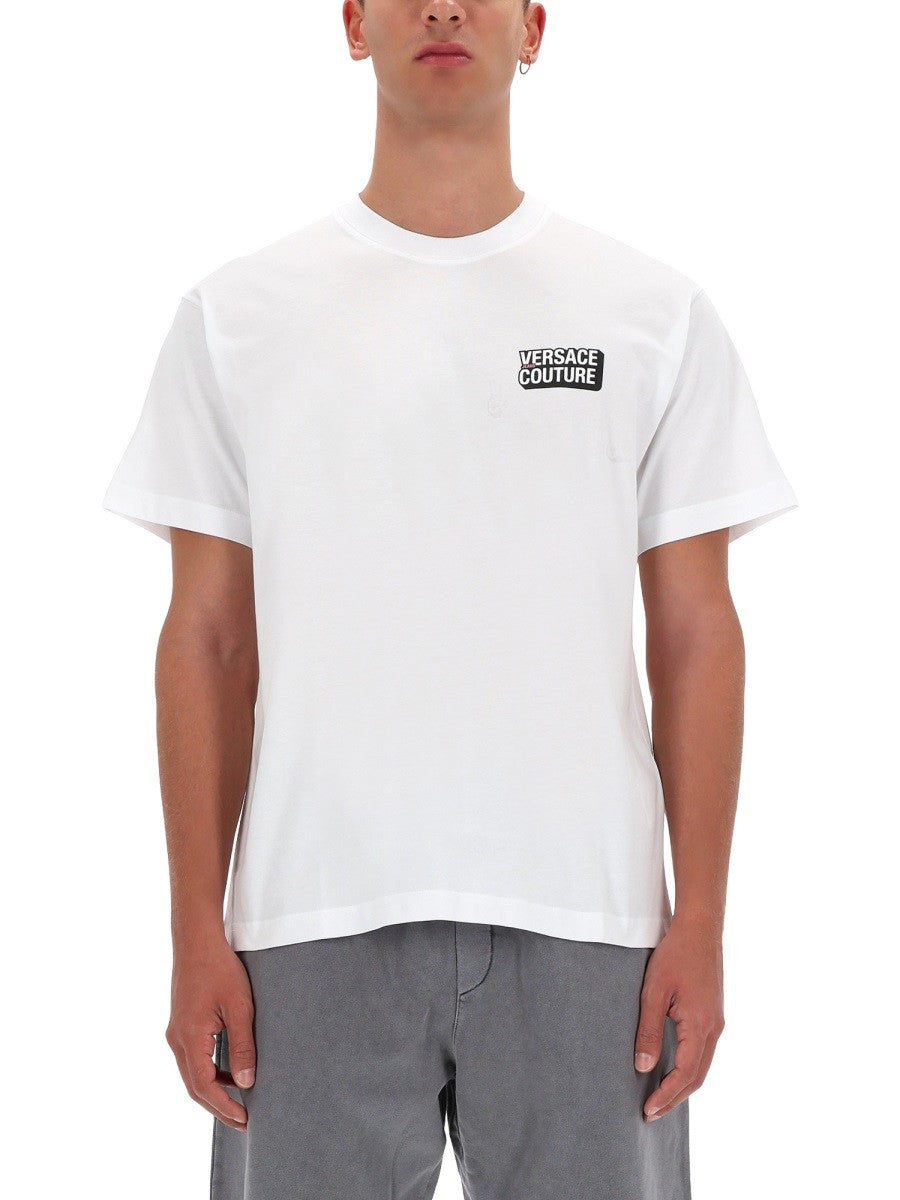 Versace Jeans Couture Men's Small Square Shirt White
