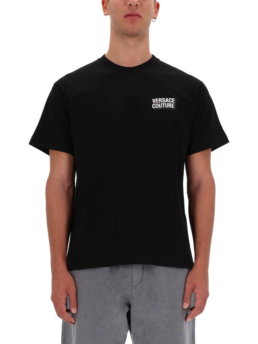 Versace Jeans Couture Men's Small Square Shirt Black