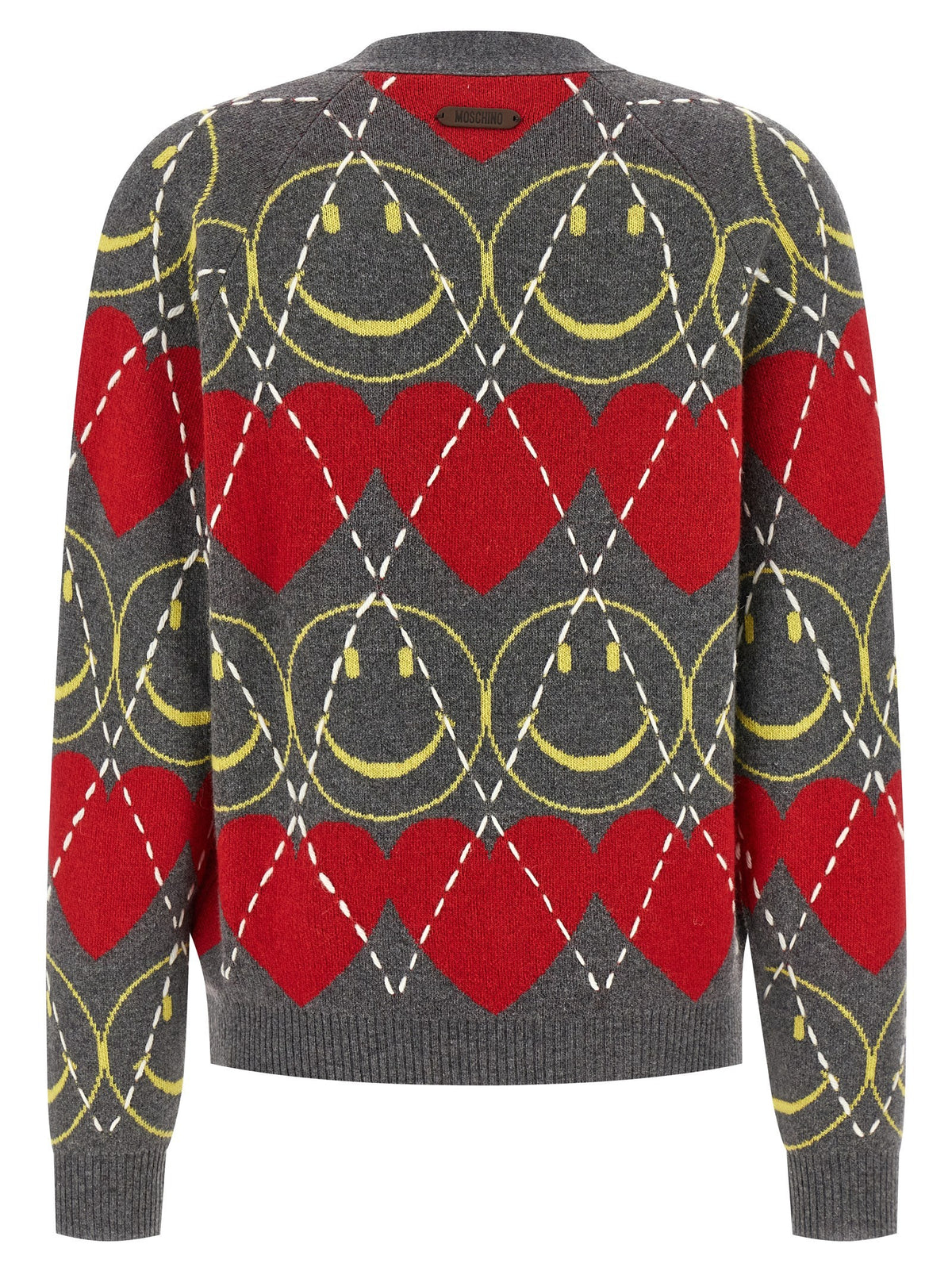 Moschino Smiley® Cardigan Gold