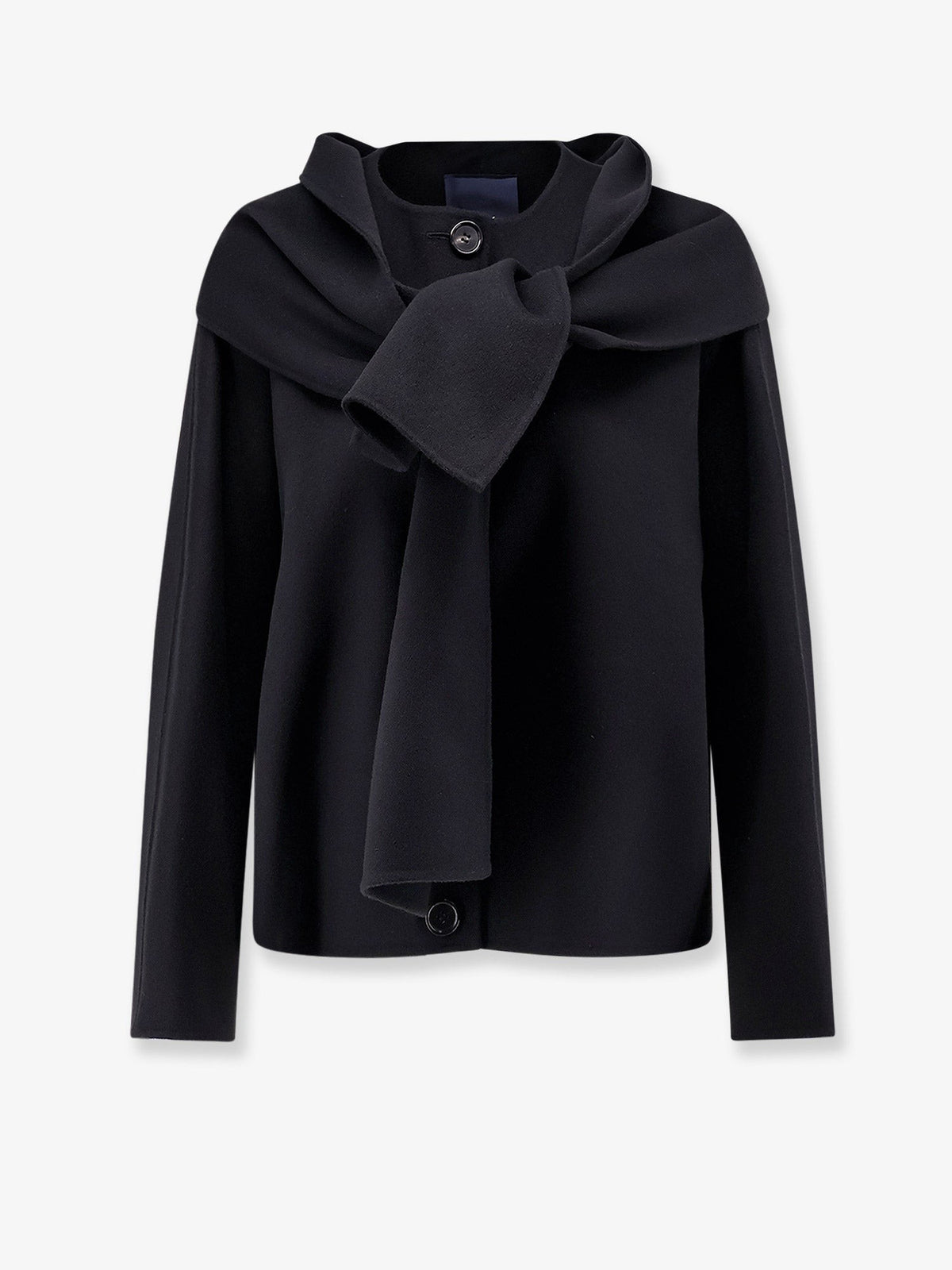 S MAX MARA Women's Smmkate Crop Virgin Wool Jacket Black