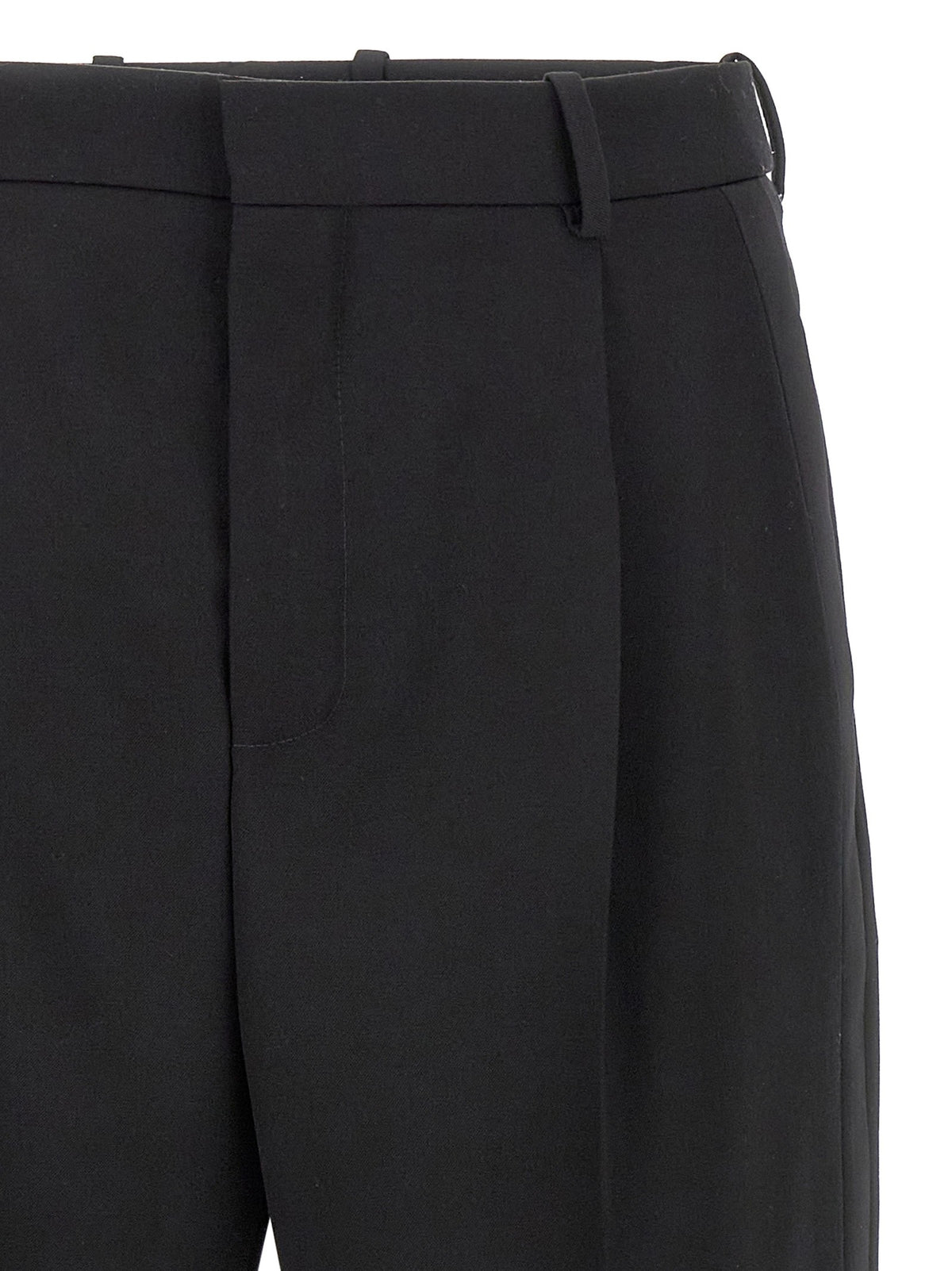 Saint Laurent Smocking Pants Black