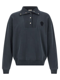 Brunello Cucinelli Smooth Sweatshirt Blue