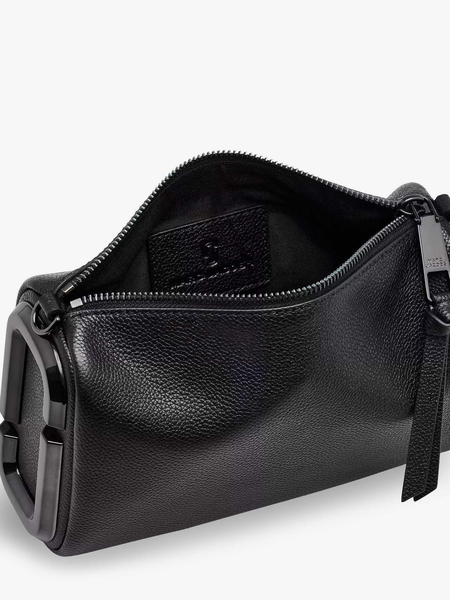 Marc Jacobs Women's Snapshot Hammered Leather Shoulder Bag Black