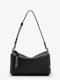 Marc Jacobs Women's Snapshot Hammered Leather Shoulder Bag Black
