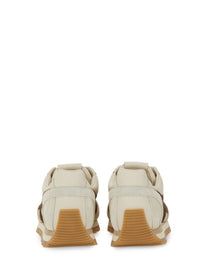 Hogan Women's Sneaker 86ER Beige, view 3