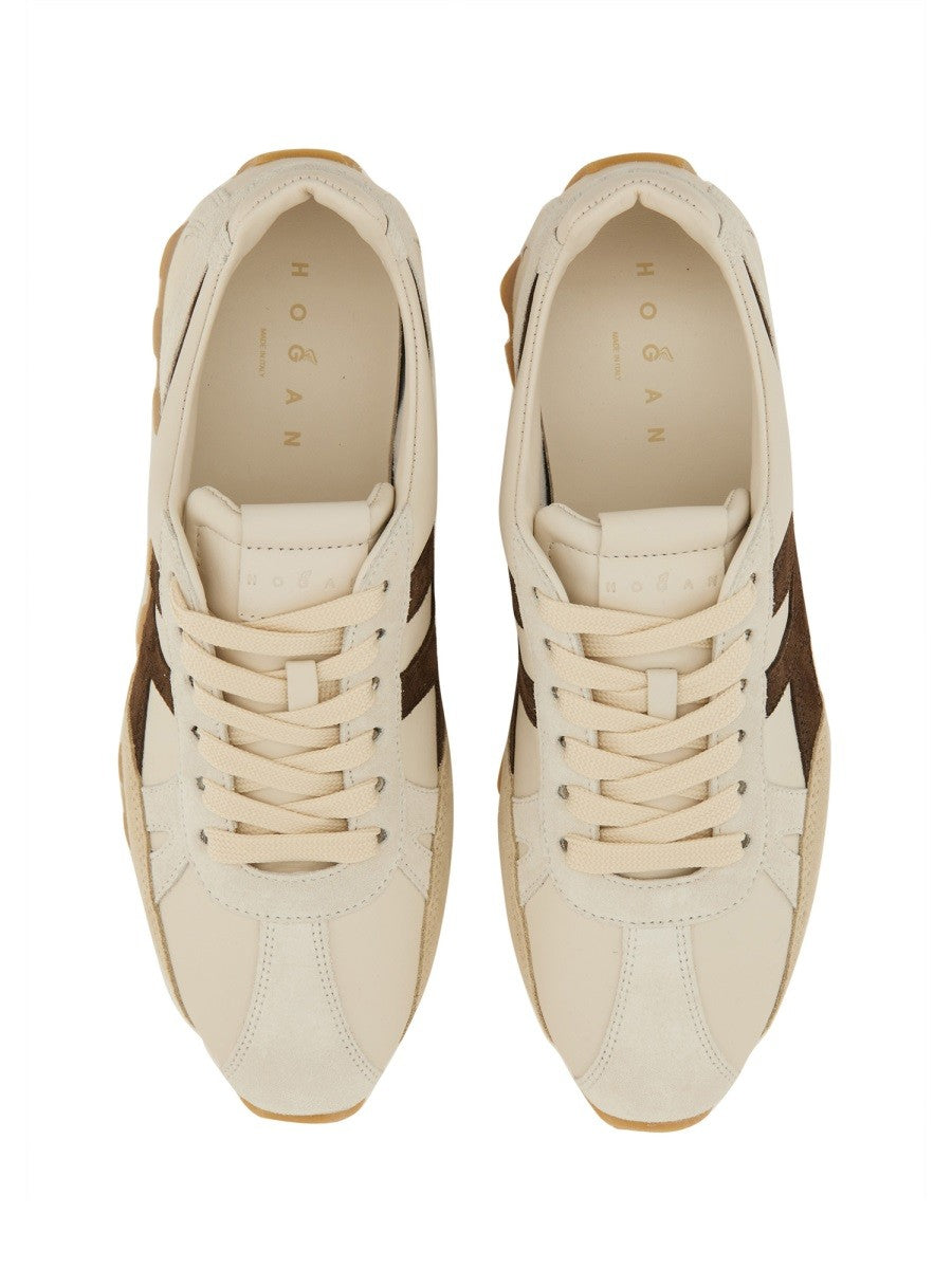 Hogan Women's Sneaker 86ER Beige, view 6