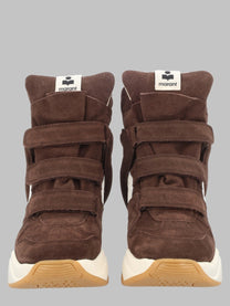 Isabel Marant Women's Sneaker Balskee Con Zeppa Brown