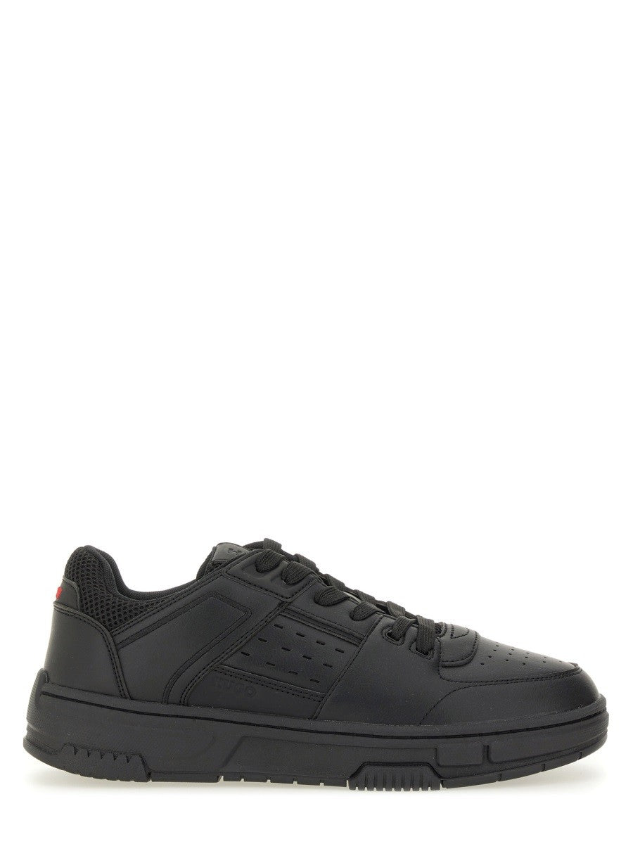 HUGO BOSS Men's Sneaker Con Dettagli in Mesh Black