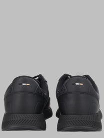 BOSS Men's Sneaker Con Monogrammi Black