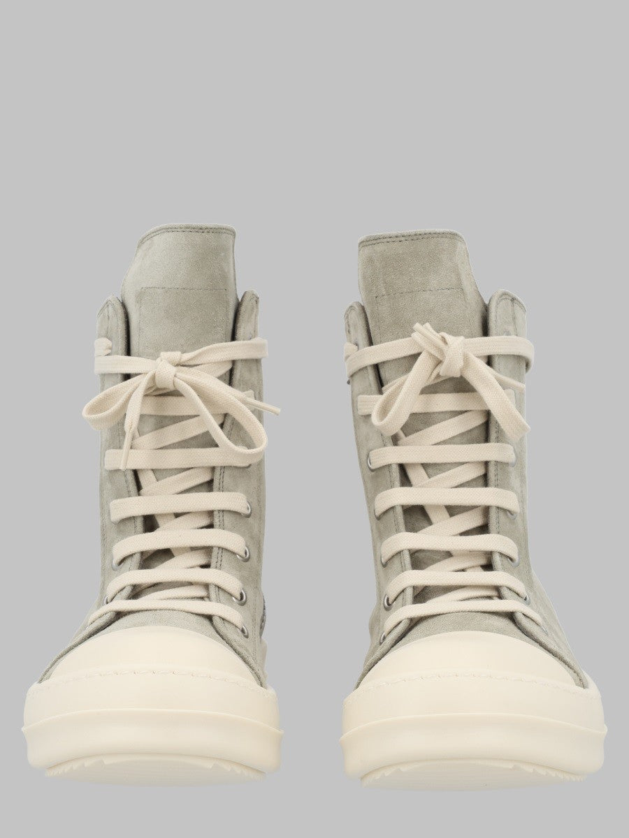 Rick Owens Women's Sneaker in Pelle Grey