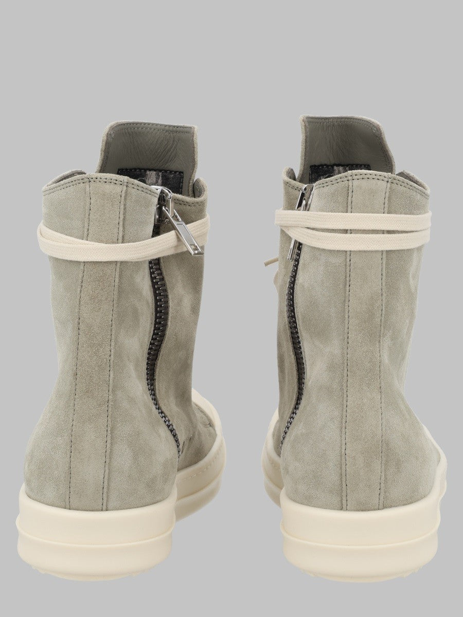Rick Owens Women's Sneaker in Pelle Grey
