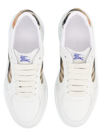 Burberry Men's Sneaker Terrace Con Dettagli Check White