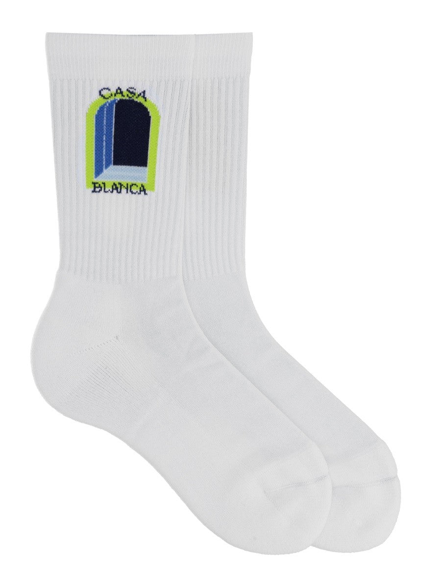Casablanca Men's Socks White