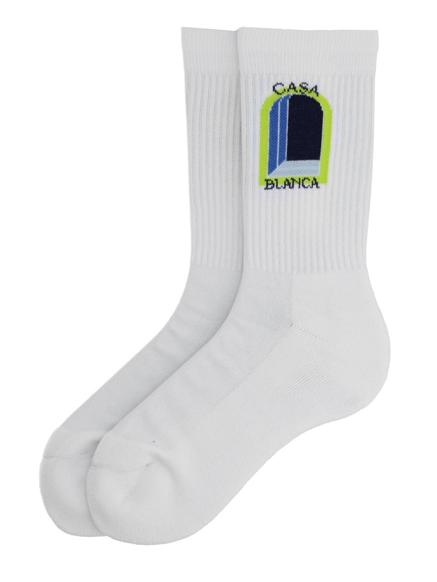 Casablanca Men's Socks White
